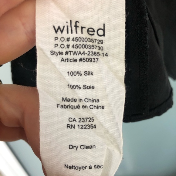 Aritzia Wilfred silk tank top - Picture 4 of 4